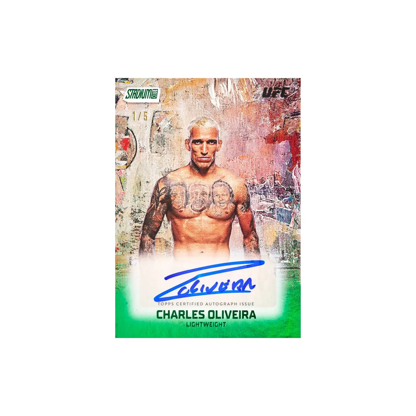Official 2026 Topps Stadium Club UFC Premium Mixed‑Martial‑Arts Fighter Rare Autograph Collectible Trading Cards Gift - view 3