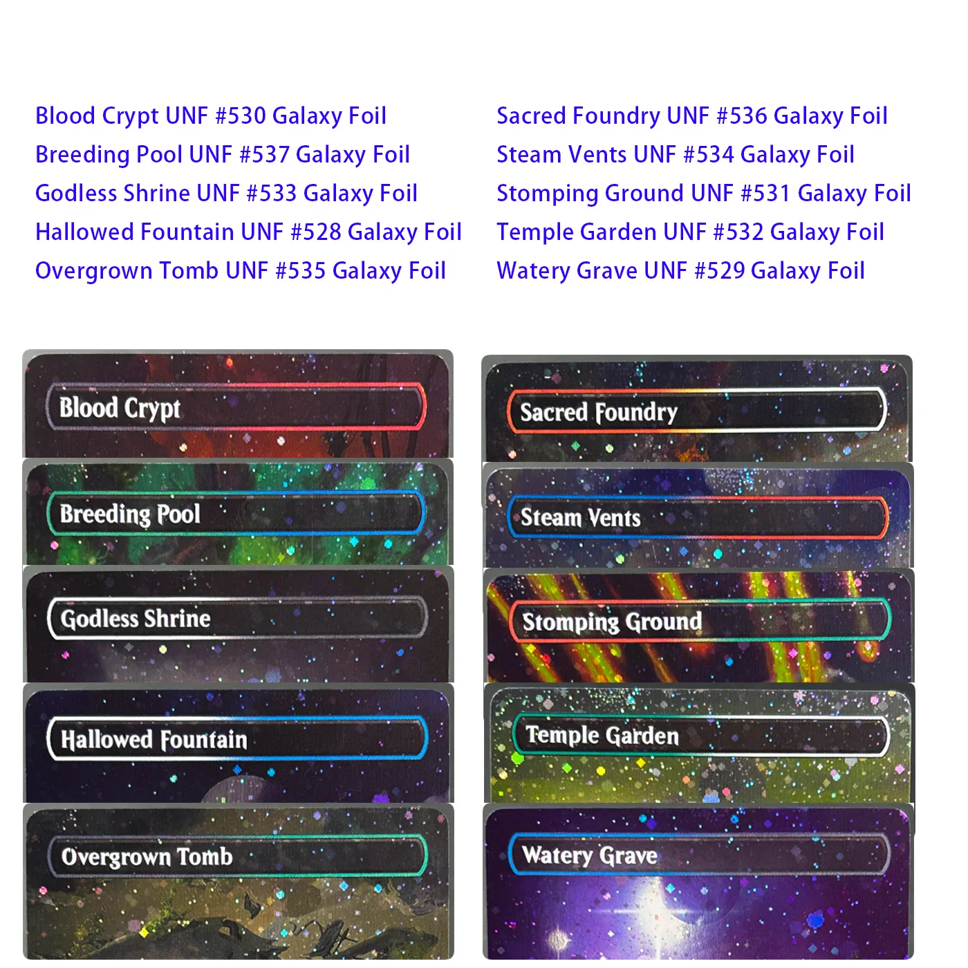 Custom Usea Proxy Store Maigical Cards Good Quality Standard Size 