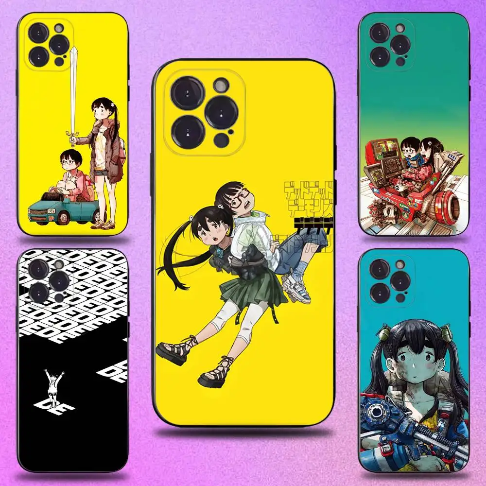 

D D DEMON'S DESTRUCTION Phone Case For iPhone 16,15,14,13,12,11 Plus,Pro Max,XS,X,XR,SE,Mini,8,7,Soft Silicone Black Cover