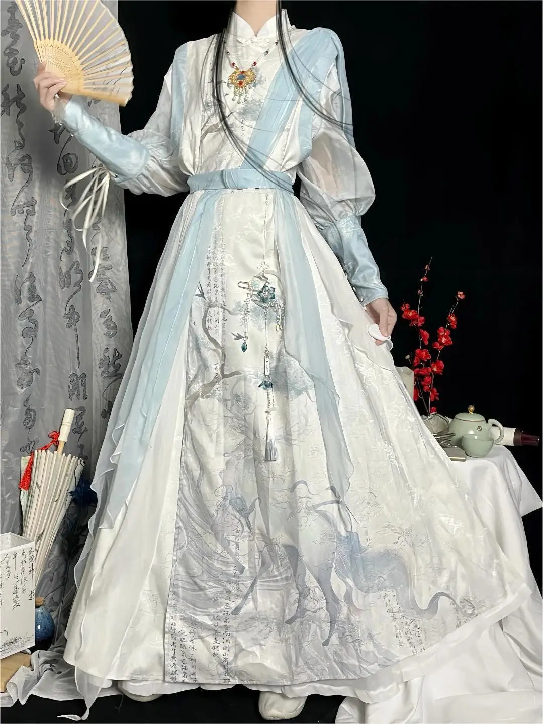 ChuWanning MoRan Chinese TV Antiquities Series 2Ha Immortality Chu Wanning Cosplay Chu Wanning Costume White Dress Ancient Hanfu