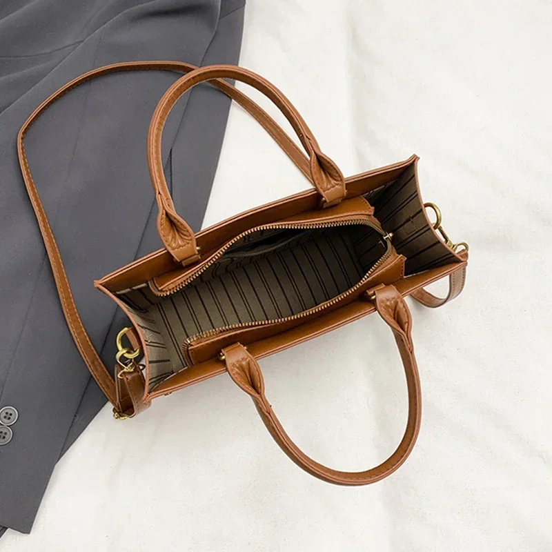 Neue Katzenelfen-Handtasche: Stylische, vielseitige Damen-Umhängetasche, trendige Fantasy-Schultertasche, quadratische Tragetasche, Aktentasche mit Stauraum – Detail 13