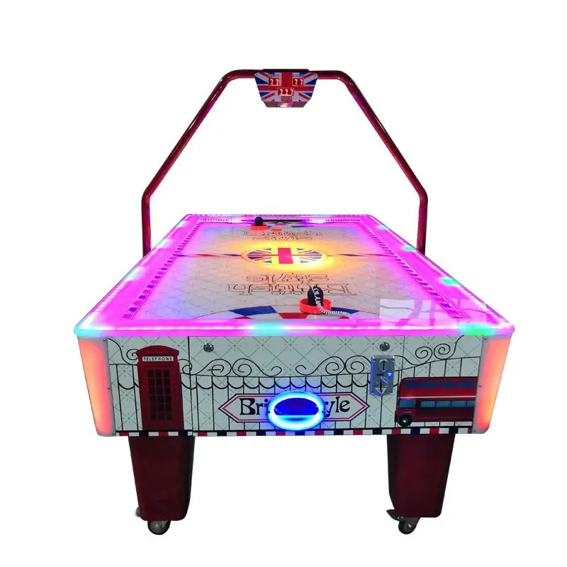 Game Room Air Hockey Table Shopping Center Malls Indoor Sports Adults Kids Token Coin Operated Amusement Park Arcade Machine