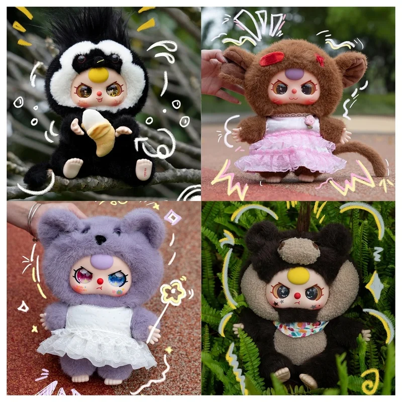 

Baby Three V3 400% Big Doll Series Plush Vinyl Face Blind Box Collectibles Desktop Ornaments Backpack Pendant Surprise Gift