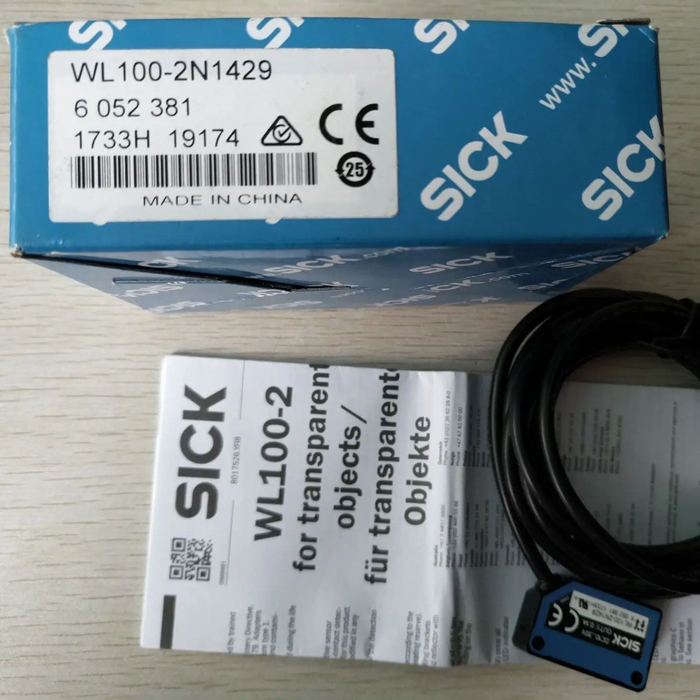 

Совершенно новый оригинальный фотоэлектрический датчик SICK WL100-2N1439/ WL100-2P1439/ WL100-2N1429/ WL100-2P1429