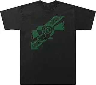 Unisex Crew Neck Cotton Blend T Shirt Screen Print Geometric Gear Arrow Abstract Graphic Retro Streetwear Casual Tee
