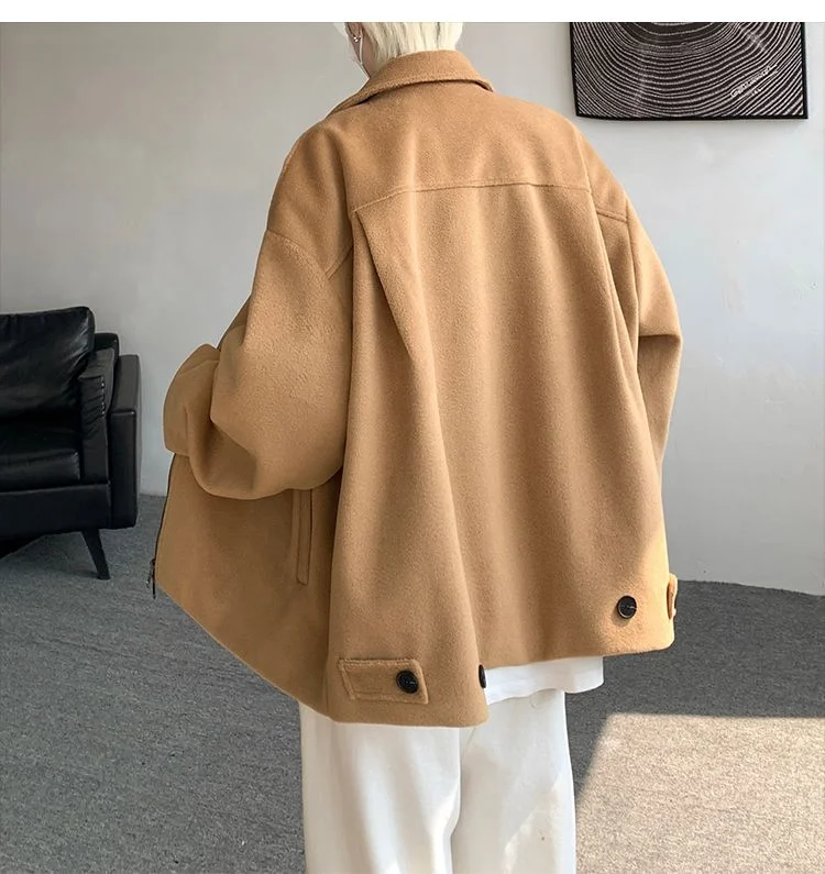 

Мужская куртка из шерстяной смеси, синяя, весна 2025, теплая, яркая, приятная на ощупь, красивая, великолепная, стильная