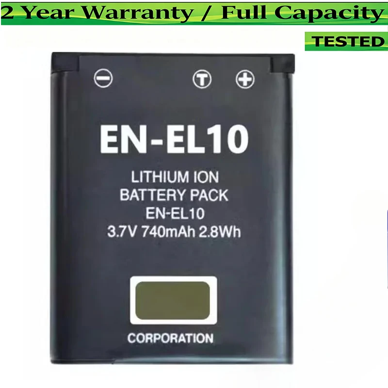 Wholesale EN-EL10 ENEL10 Camera Replacement Battery Durable Lithium Battery for Nikon Olympus Fujifilm Kodak Digital Camera