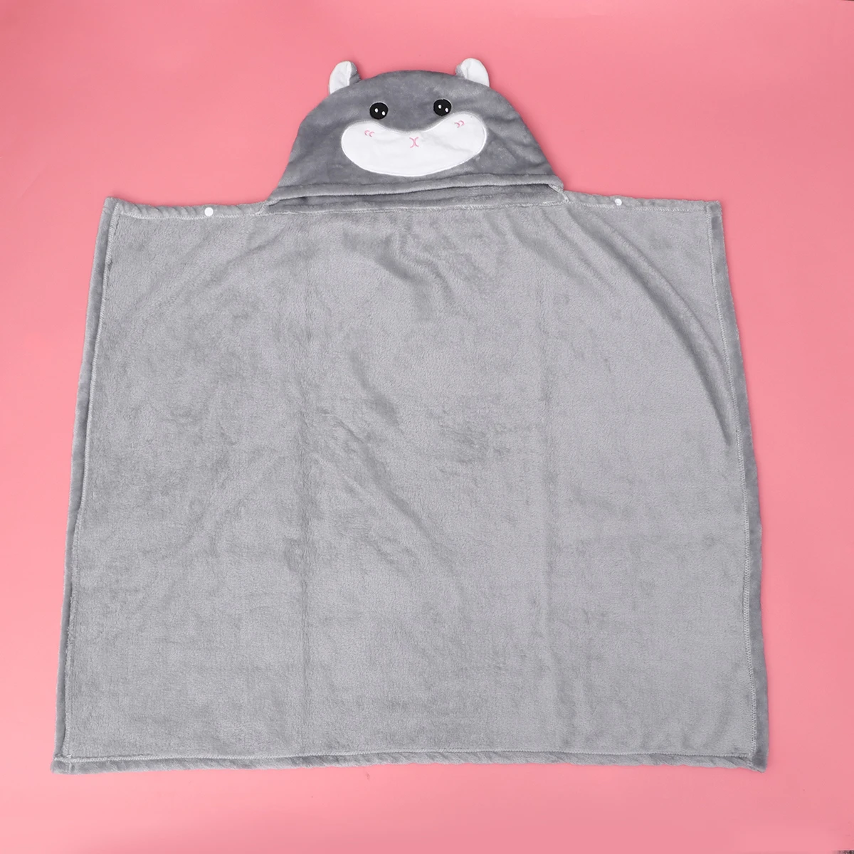 Cartoon Hamster Cloak Baby Blanket Winter Cape One-piece Pajama Student