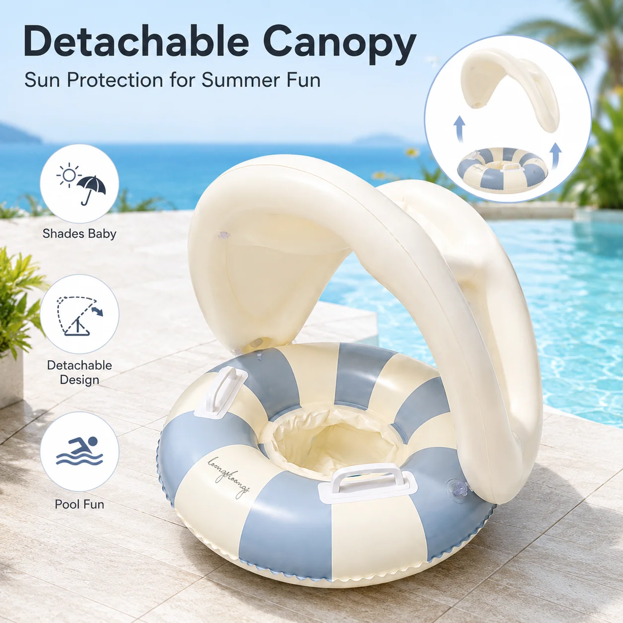 Pull Buoy Swimming - Dmuchane kółko do pływania dla niemowląt