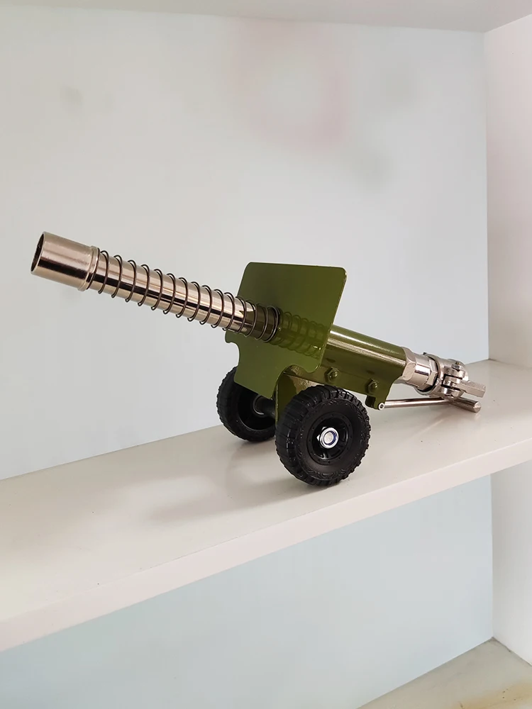 

Artillery Model Decorative Realistic Heavy Duty Metal Alloy Mini Artillery Figurine Miniature Artillery Launcher Statue