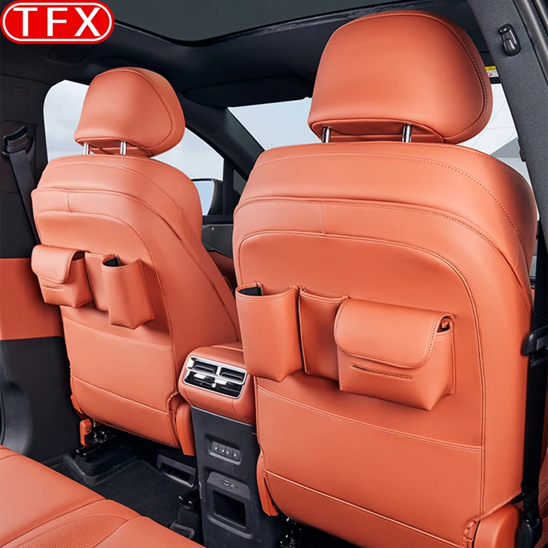 For BYD Sealion 8 Atto 8 Tang L Car All Inclusive Multifunctional Seat Kick Pad Backrest Anti Dirt Protection Pad Accessories