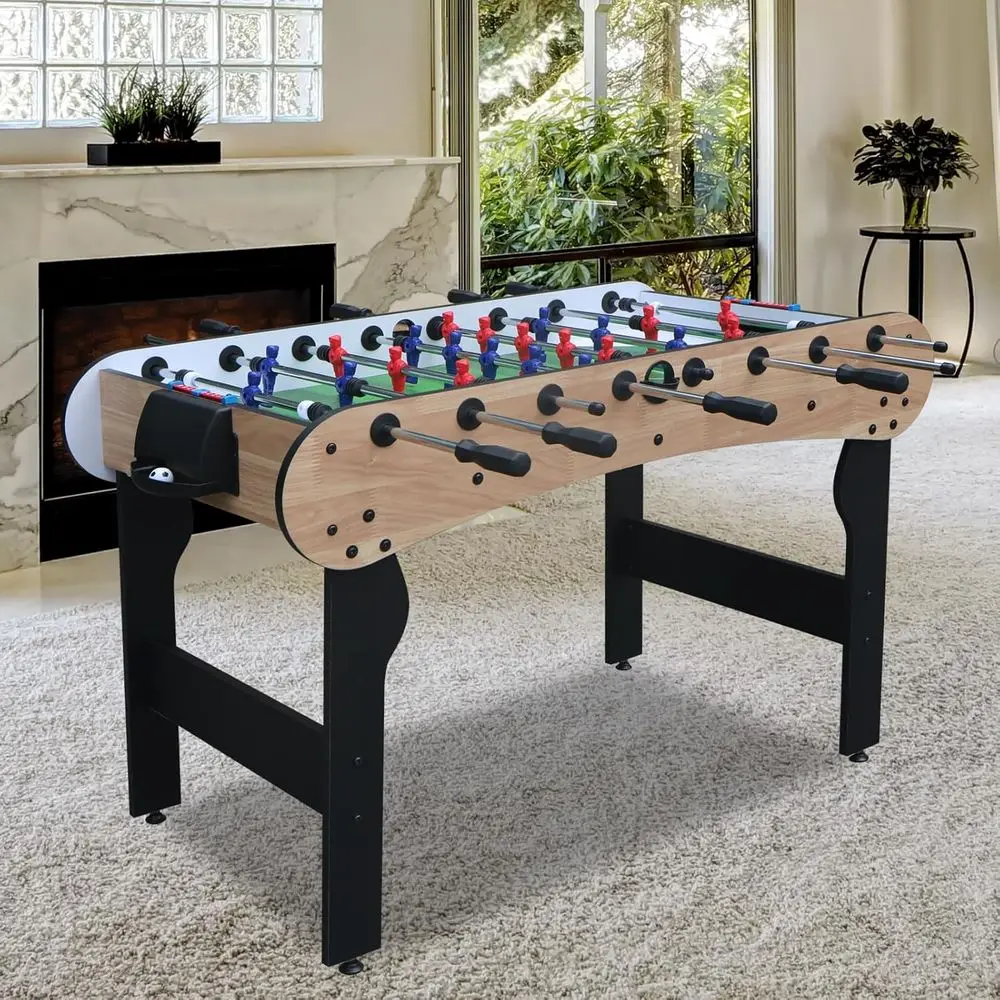 

Foosball Table, Mini Competition Soccer Table Game with All Accessories, Leg Levelers and Heavy-Duty Legs. Perfect for Home, Gam