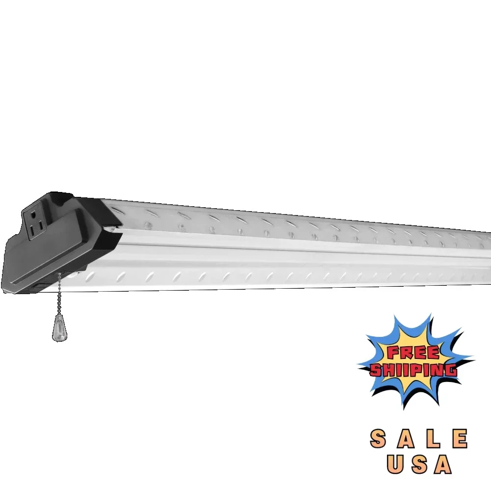 

4ft LED Shop Light 10,000 Lumen with Motion, Steel Tread Plate