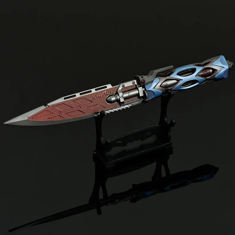 Couteau tactique à cavité périphérique de jeu d'arène de 22cm, modèle d'accessoires de Cosplay, artisanat de bureau, ornement de collection, jouet pour garçon, cadeau