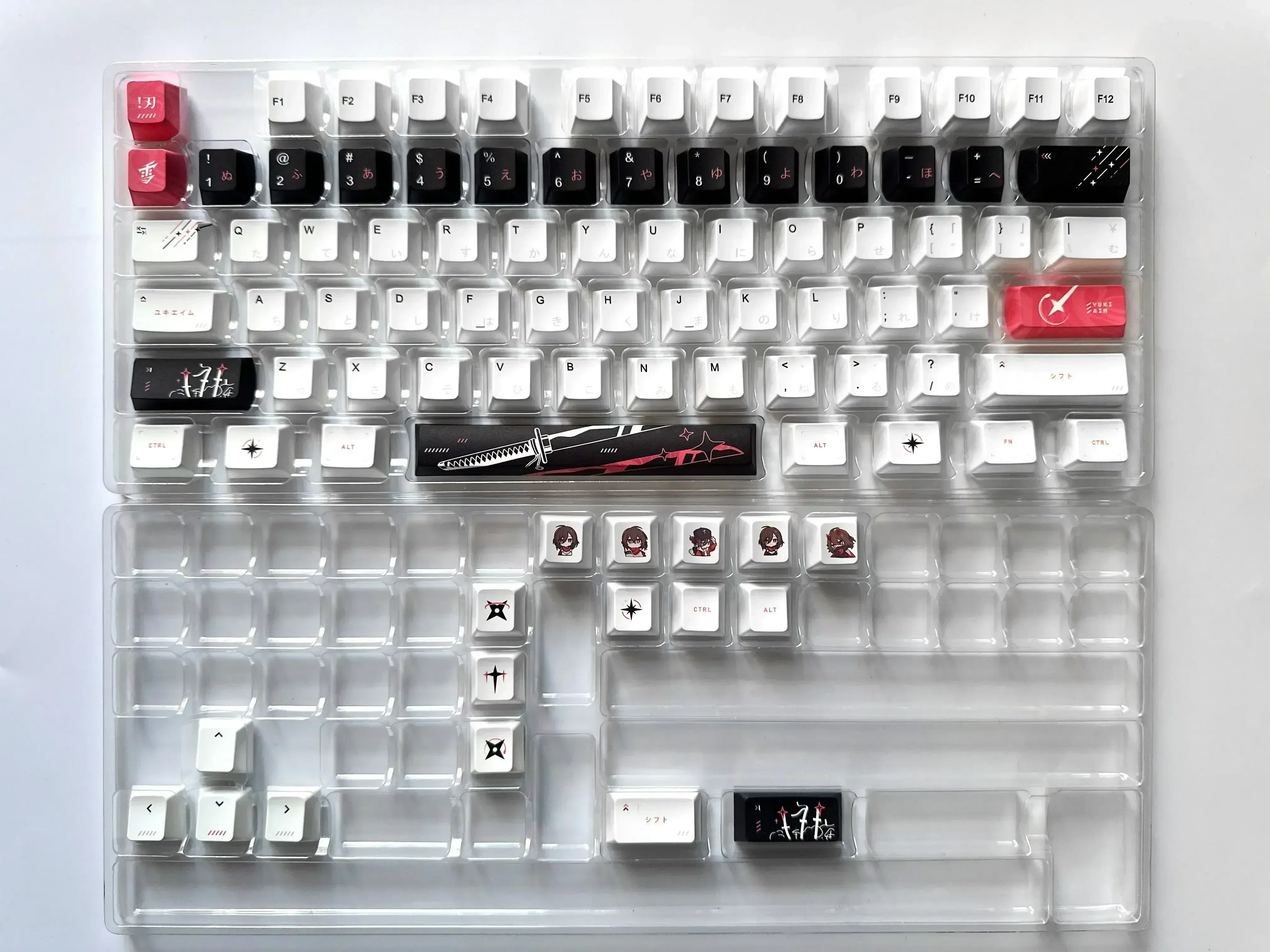 Yuki aim-キーボードキャップのセット,5面昇華型キーボードキャップ