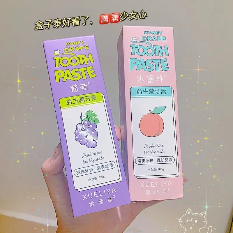 Fruit-Flavored Toothpaste Complete Care Peach And Grape Flavor Toothpaste Whitening Toothpaste