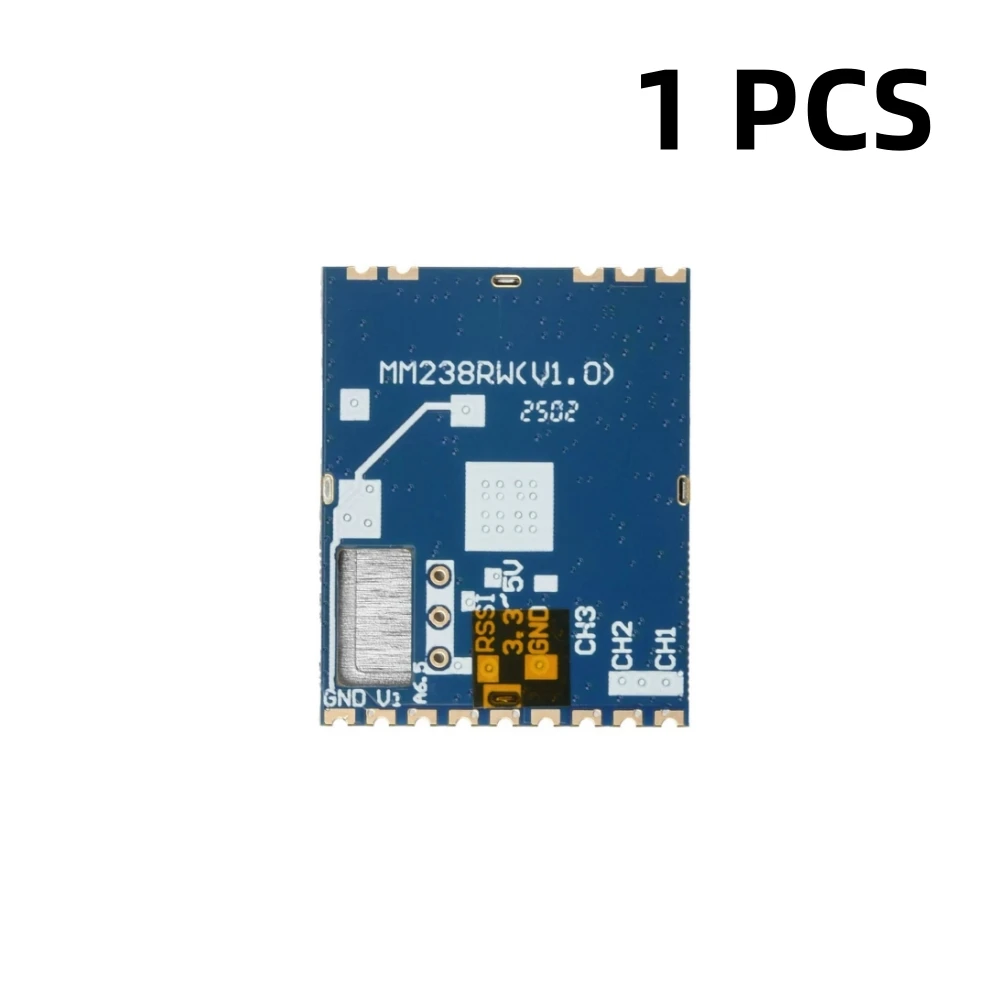 NCZOBOE MM238RW Receiver 4.9G 5.8G 6G FPV Image Transmission VRX Module 0.7~2.2V RSSI Output SPI High Sensitivity Replacement