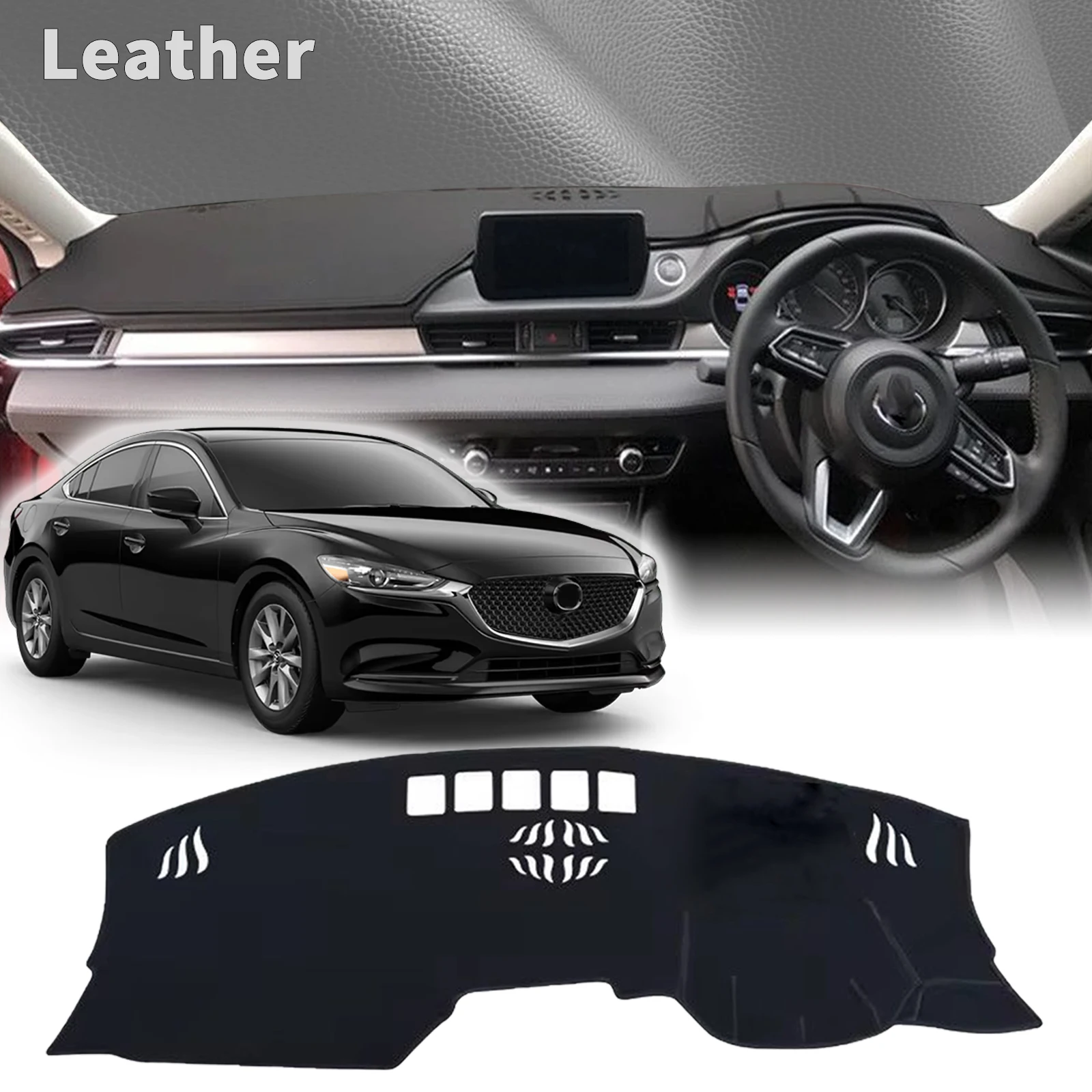 

fit for Mazda 6 GJ GL Mazda6 Atenza 2018-2023 Car Accessories Dashmat Dashboard Cover Pad Protective Carpet DashMat Sunshade