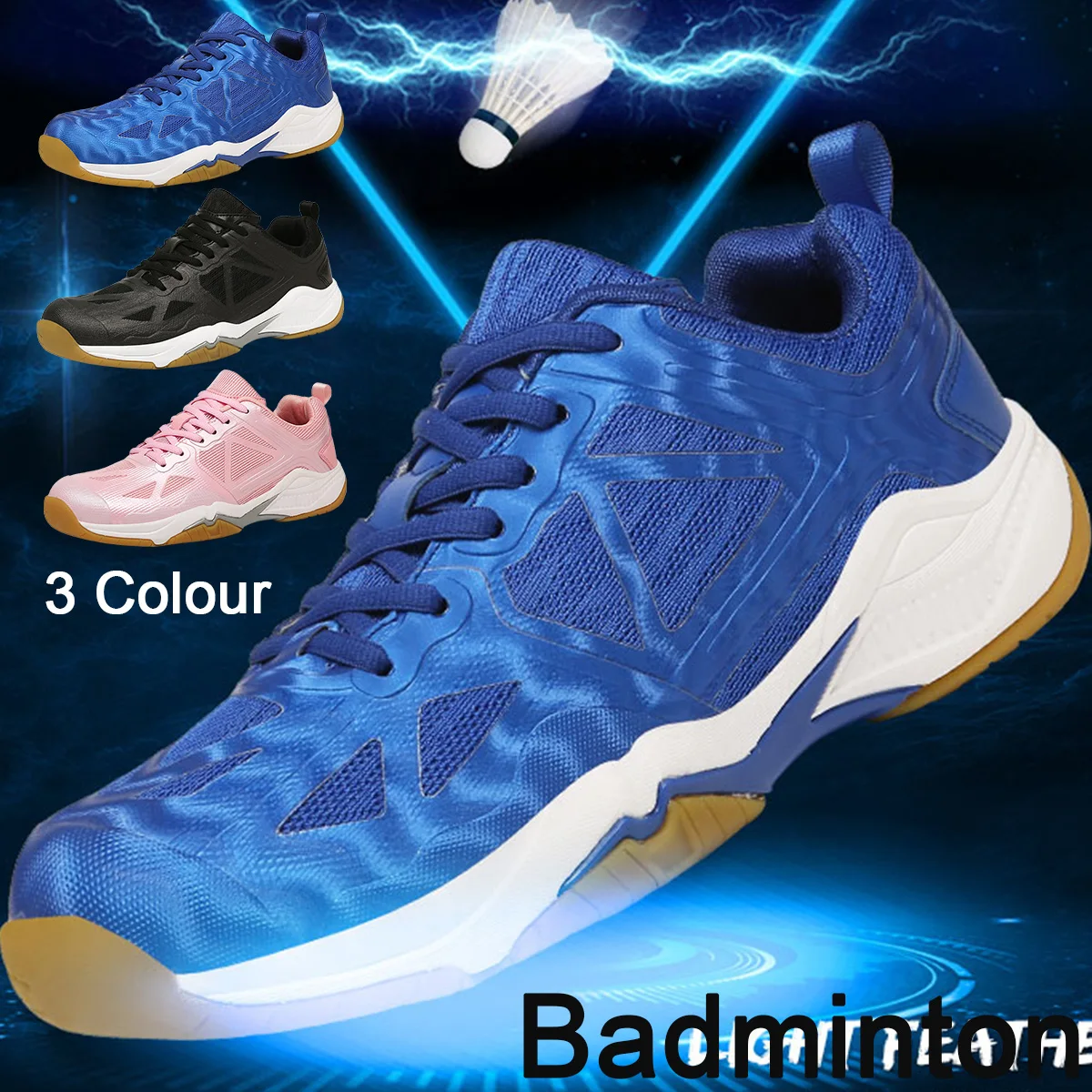 2024 Men's and Women's Badminton Shoes Outdoor Leisure Sports Shoes Tennis Shoes Training Shoes