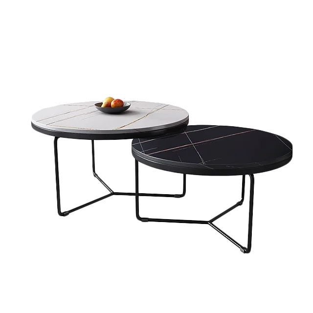 Modern Durable Steel Console Table Hot Sale Flat Side Living Room Furniture Corner Marble Coffee Table Barcelona Salon