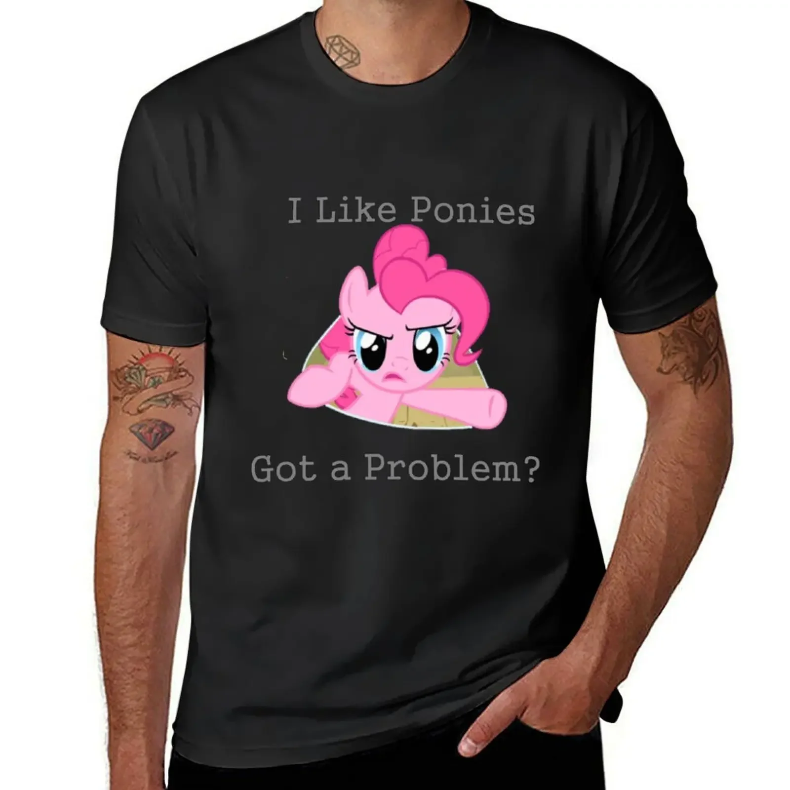 Pinkie Problem T-Shirt anime tshirt man clothes vintage mens t shirt graphic