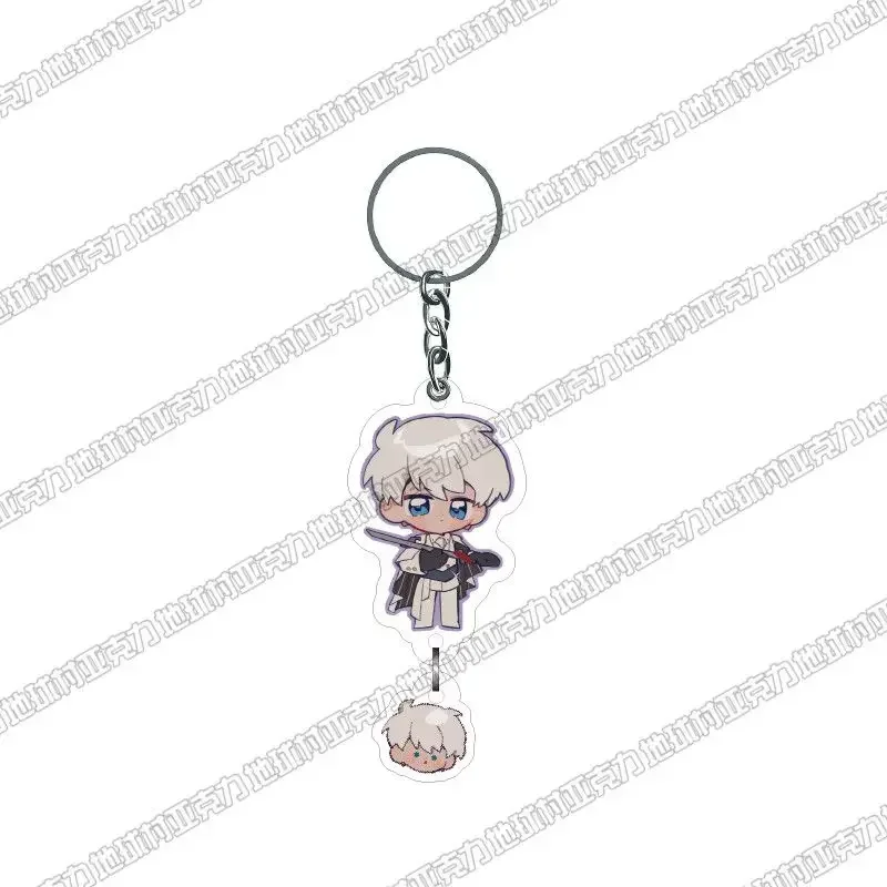 Love and Deepspace‌ Rafayel Xavier Keychain for Bag Accessories Anime Figures Key Chain Keyrings Jewelry Fans Gifts