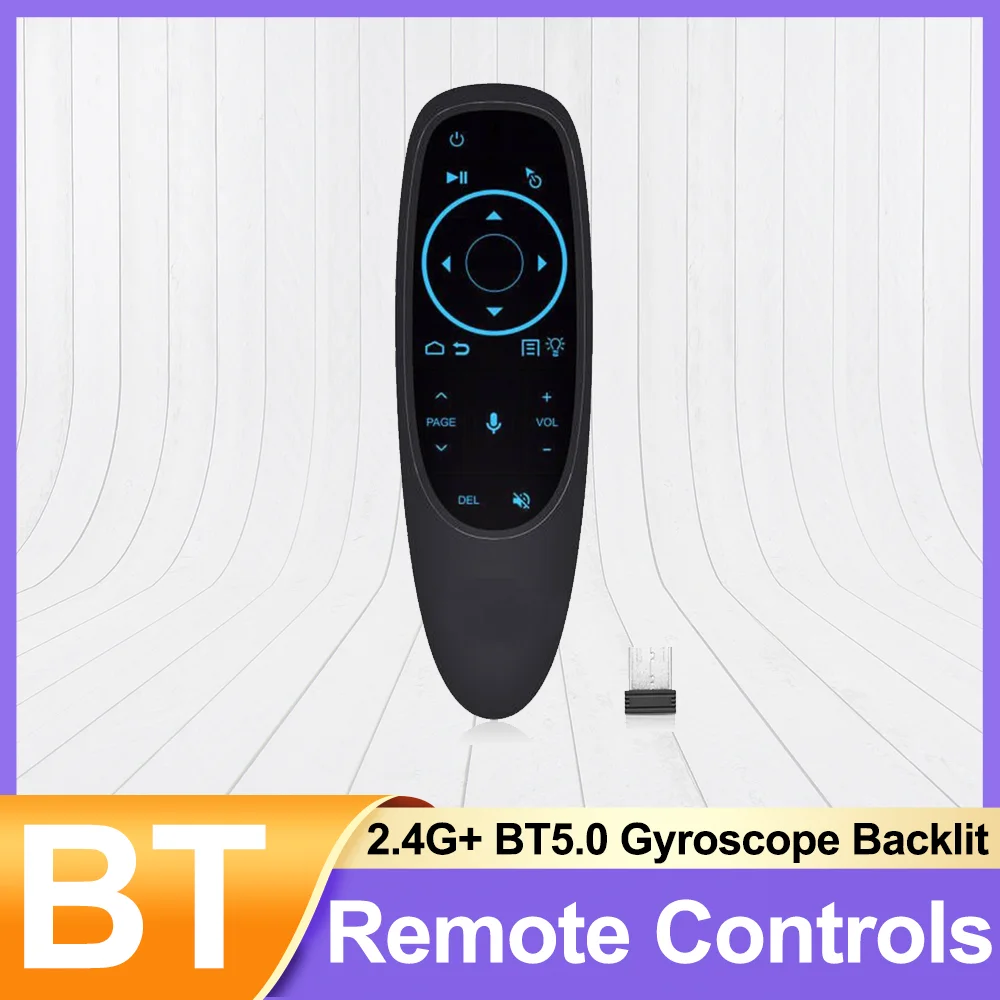 Accessories For G10S Pro BT 2.4G+BT5.0 Gyroscope Wireless BT Voice Remote Control For Android Car Radio Android TV Box Gamepad