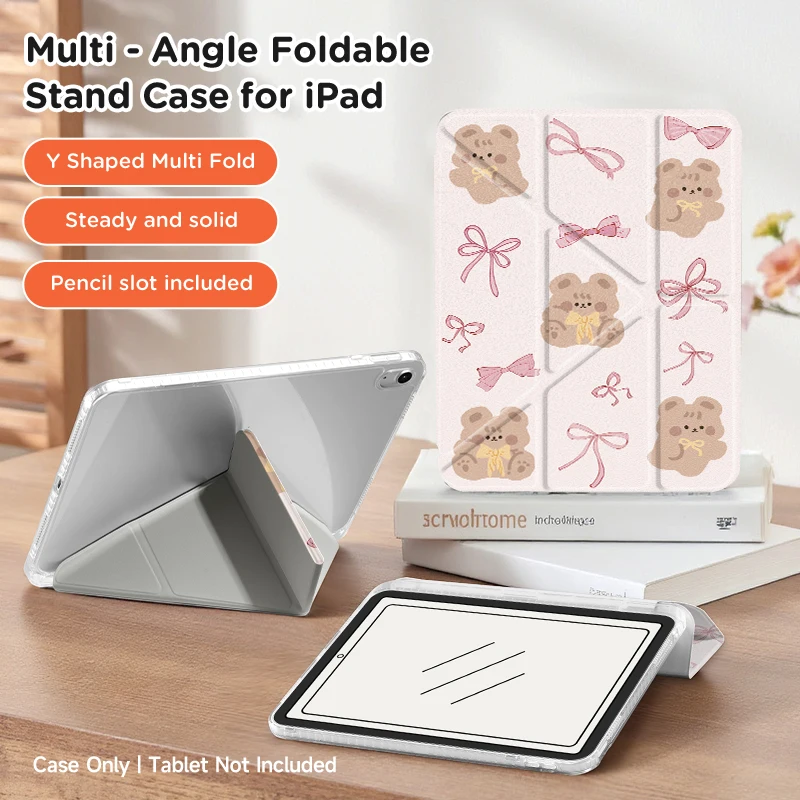 Multi-fold iPad Case for Air 4-7/Pro 11/Mini 6-7/10.2-11