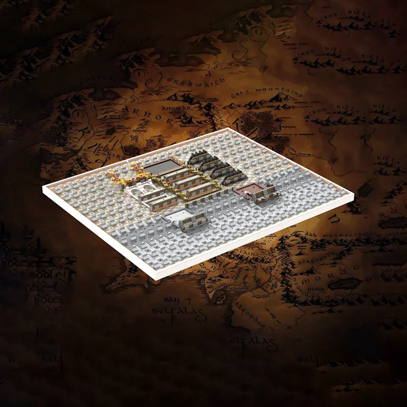 Beliebte Ring Modell Moc Bausteine Micro Sammlung Vorlage Modell Technologie Modulare Blöcke Geschenke Weihnachten Spielzeug DIY Sets