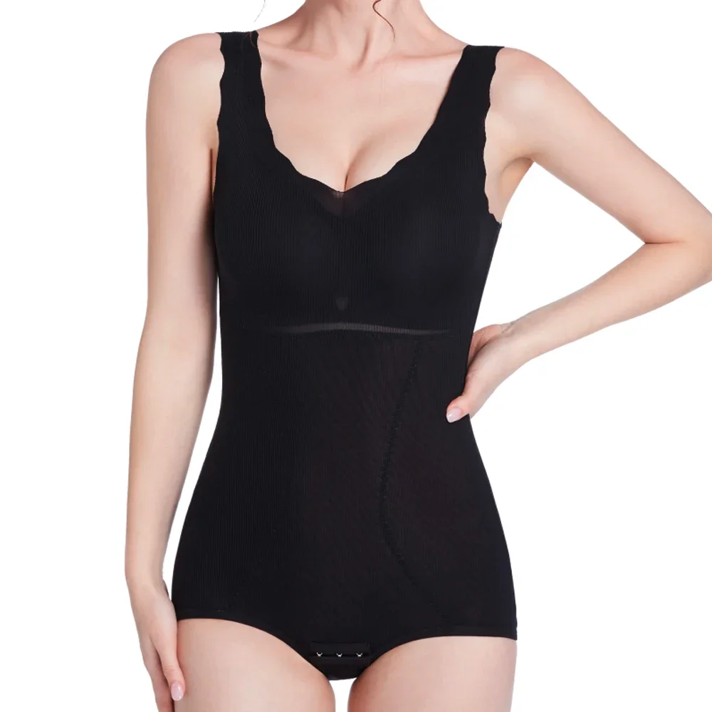 Bodysuit Shapewear Voor Dames Winter Dikke Thermische Abdominale Compressie Warme Body Shaper Bodysuit Buikcontrole