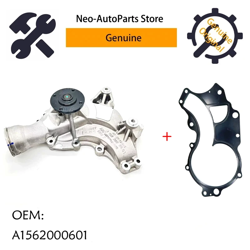 A1562000601 Genuine Mechanical Coolant Water Pump For Mercedes Benz W197 W204 W212 W211 SLS AMG C/CLK/E/R/SL/S 63 OEM 1562000601