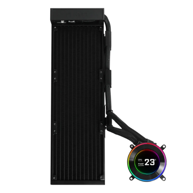 

LianLi HydroShift 360 CPU Cooling ,The CPU water-cooled heat sink with an LCD screen, The version without the fan.