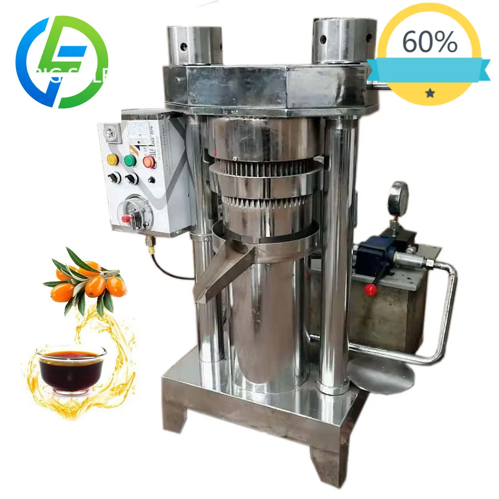 High-Performance Hydraulic Sesame & Olive Oil Press Machine HJ-HN80 Cold Press Seed Oil High Pressure Performance