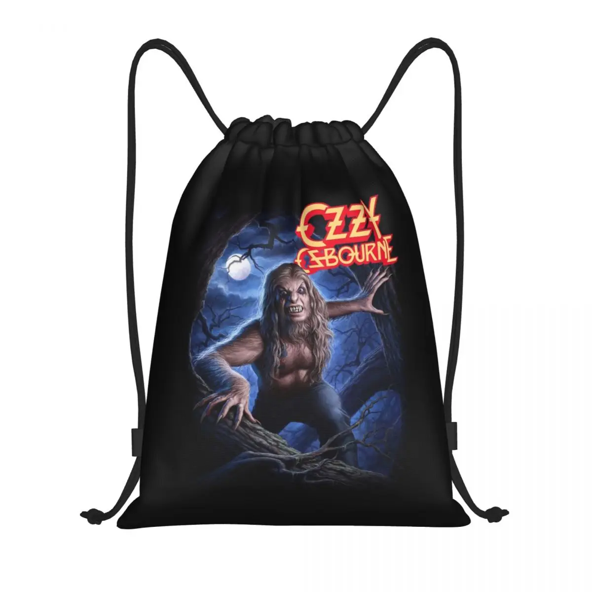 

Ozzy Osbourne Британский рок Heavy Metal Singer Рюкзак на шнурке Спортивная спортивная сумка для женщин и мужчин Сумка для покупок