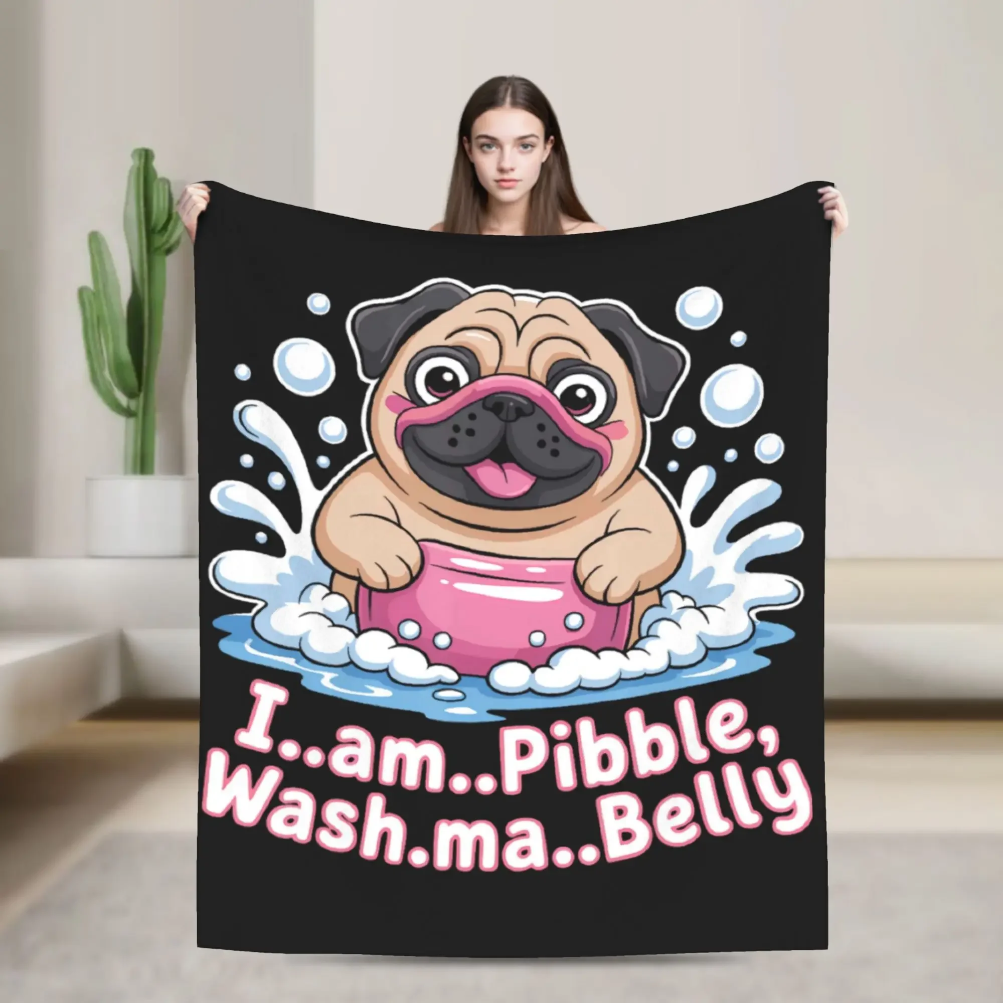 

Плед с забавным мемом питбуля: милый, юмористический, качественный, теплый, мягкий плед для детей и взрослых, модное покрывало на кровать, весенняя коллекция