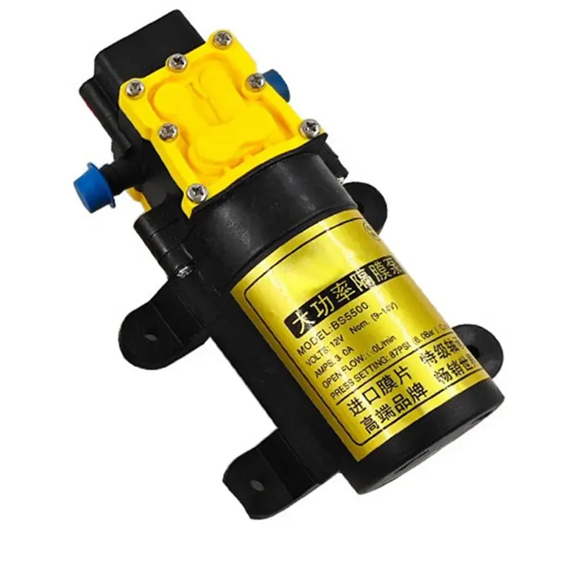 ABKP-12V 8.0L Agricultural Electric Water Pump High Pressure Self-Priming Diaphragm Pump Pesticide Sprayer Pump Small Farming