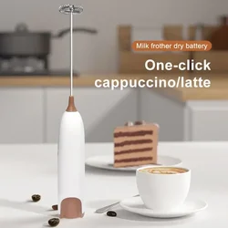 Portable Electric Milk Frother Drink Foamer Mixer Stirrer Coffee Cappuccino Creamer Whisk Frothy Blend Egg Beater Kitchen Tools