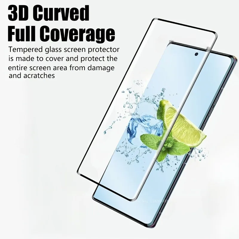 Защитная пленка для экрана Honor Magic 6 Pro закаленное стекло 9H 3D изогнутая защита от царапин Lite без Фото №3
