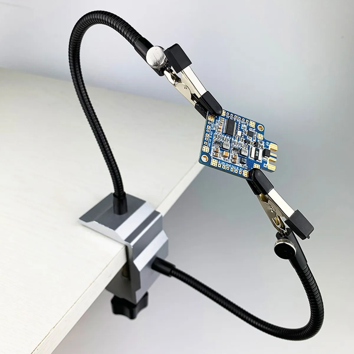 Professional Electric Soldering Iron Rack Universal Arm Heavy Duty Alloy Metal Soldering Station Holder Shelf for Hobbyists