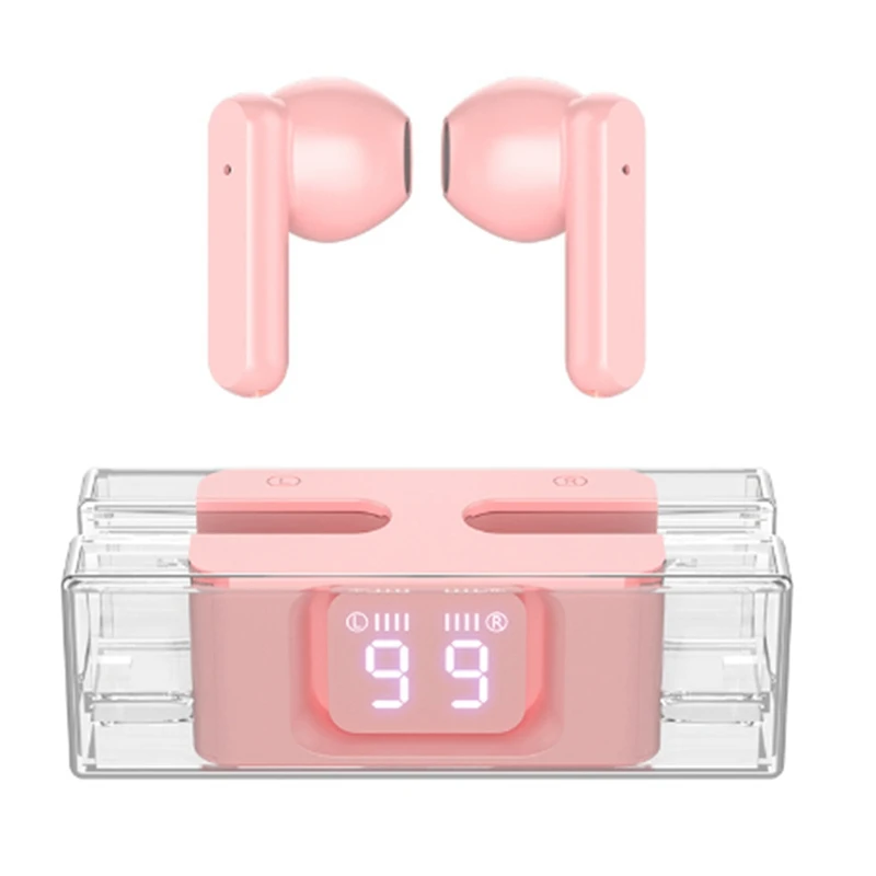 Cancelamento de Ruído Sem Fio Gaming Headphones, TWS Headphones, Smart Touch Call, Impermeável, Bluetooth 5.3, Novo, SP28