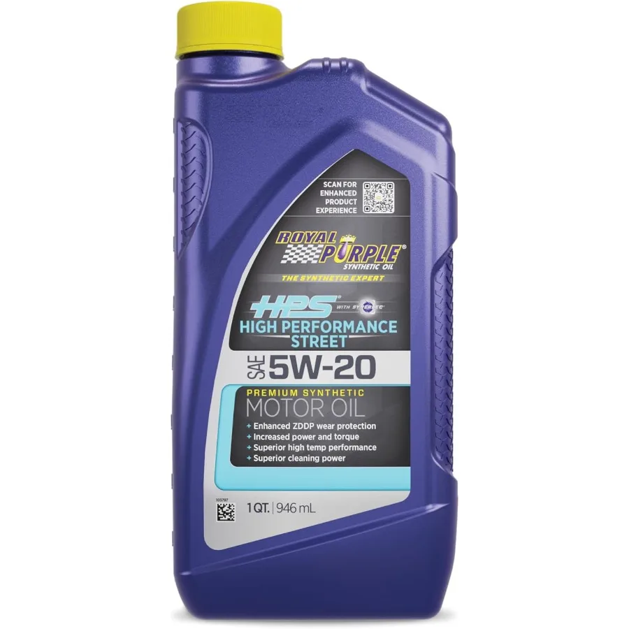 

365206PK HPS 5W20 Synthetic Motor Oil with Synerlec Additive Technology Ideal for HighPerformance Engines in Extreme Temperatur