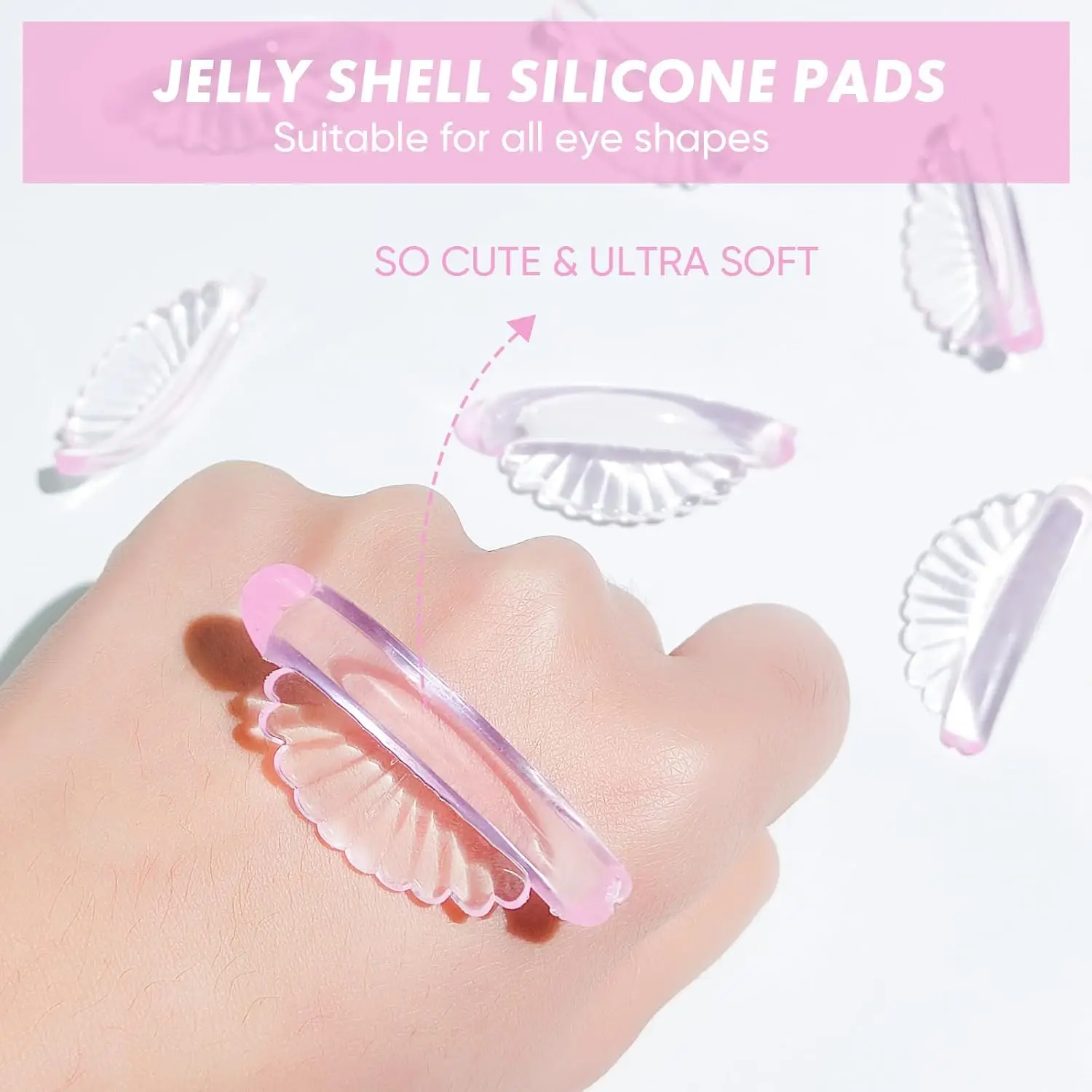 PERMANIA 5 Pairs C Curl Silicone Eyelashes Perming Curler Ey