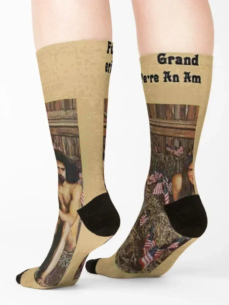 We're an American Band - Grand Funk Railroad. Socks warm winter Toe sports summer cycling Socks Women's Men's