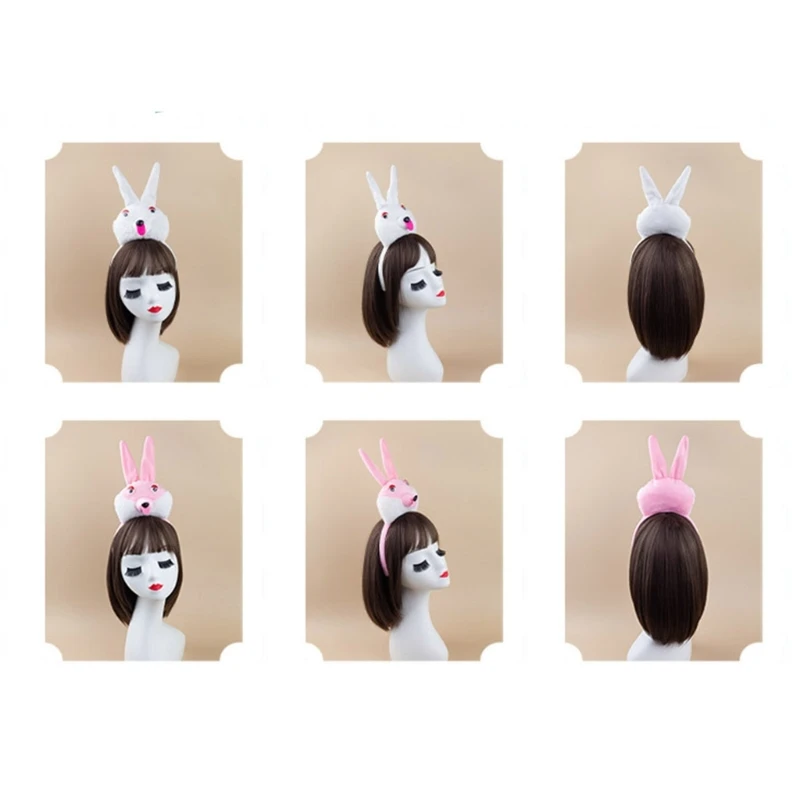 

Easter Bunnies Costume Accessories Ear Headband,Tail Halloween Cosplay Props