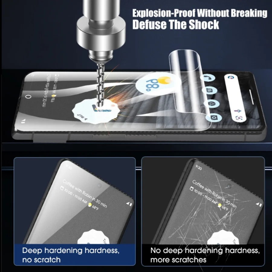 Película de Hidrogel para Protección de Pantalla Samsung Galaxy S20 S21 S22 S23 Ultra Plus S8 S9 S10 Plus Note 10 Plus 20 Ultra 5