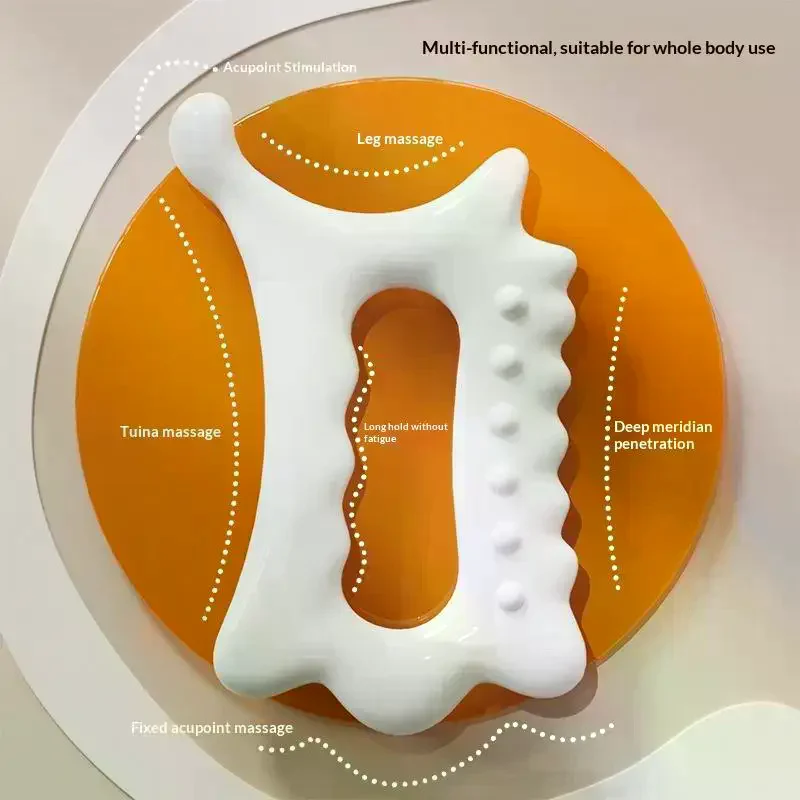 Ergonomic Handheld Gua Sha Board Face Body Non-Ceramic Massage Tool Relaxation Beauty Massager No Break Smooth Glide