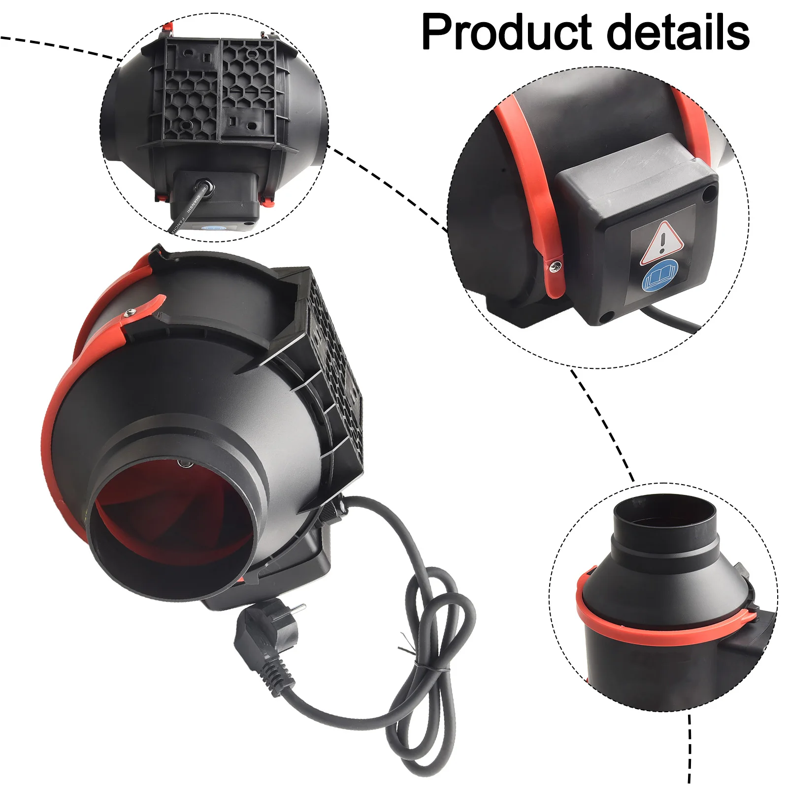 for exhaust Fan Remote Control Industrial for exhaust Ventilation Fan Circular Silent Duct Fan Resist For Office SchoolKitchen
