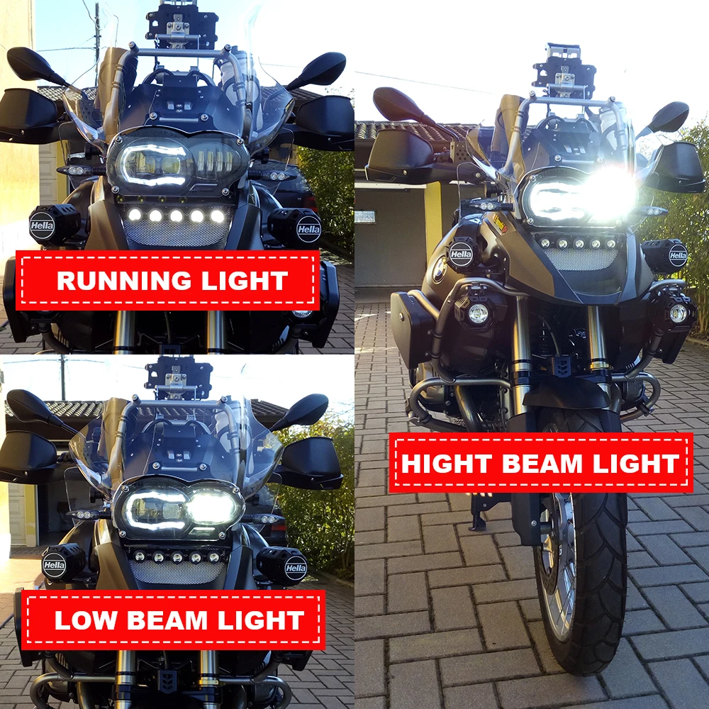 Jual Terlaris Lampu Depan Sepeda Motor untuk BMW R 1200 Gs Adventure Lampu Depan R1200gs Led Scheinwerfer