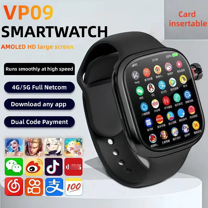 

New VP09 AMOLED Smart Watch Women Screen Always Display Time Heart Rate BT Calling High-end Fashion Smartwatch