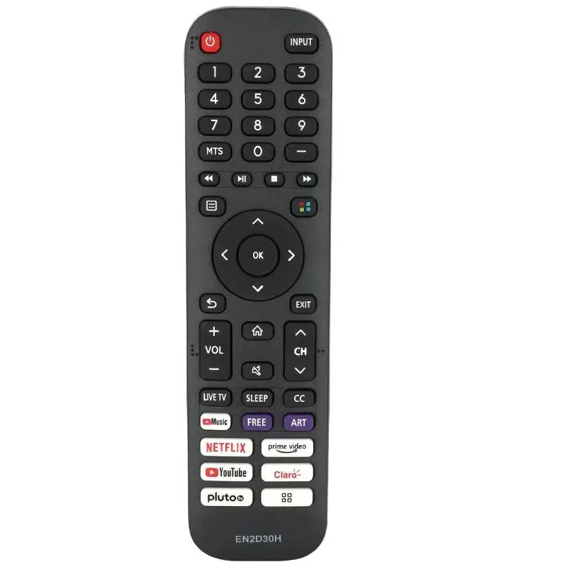 For EN2D30H Hisense-4K-UHD-LED-Smart-TV-Remote-Control-Replacement With NETFLIX PrimeVideo YouTube Buttons, For Hisense 43H6G